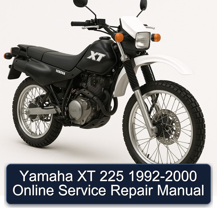 Yamaha XT 225 1992-2000 Online Service Repair Manual