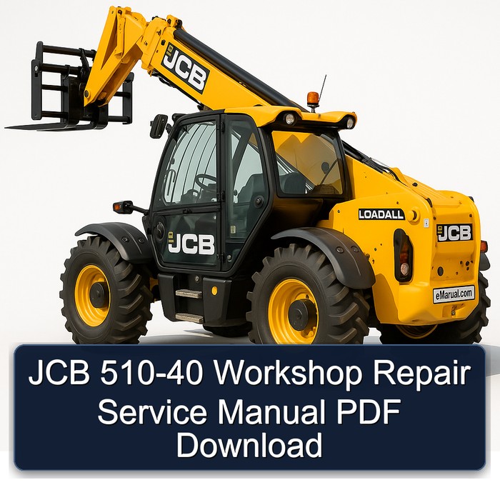 JCB 510-40 Workshop Repair Service Manual PDF Download