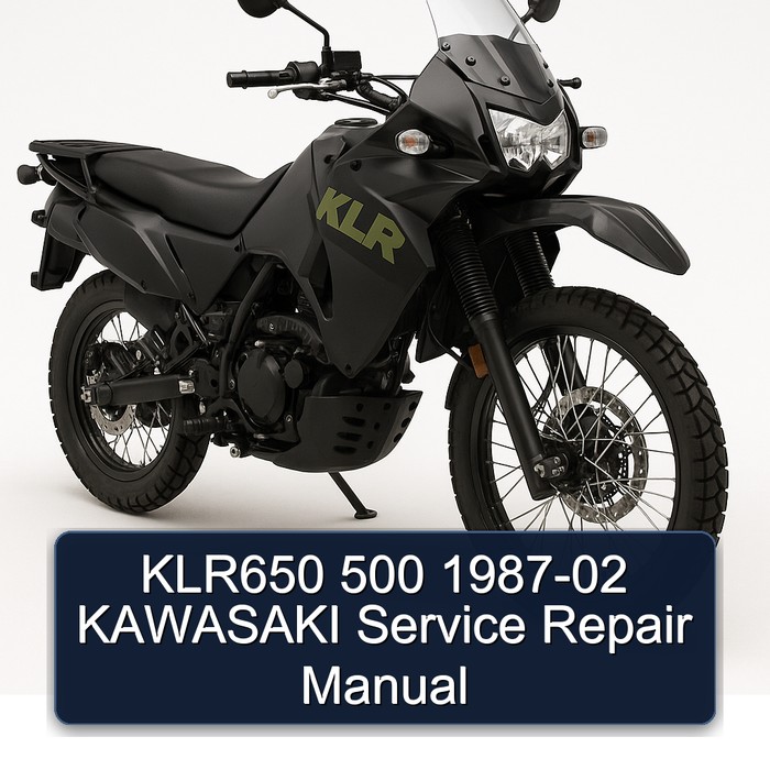 KLR650 500 1987-02 KAWASAKI Service Repair Manual