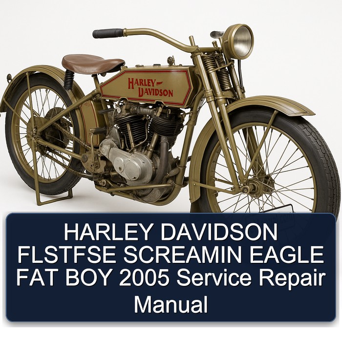 HARLEY DAVIDSON FLSTFSE SCREAMIN EAGLE FAT BOY 2005 Service Repair Manual