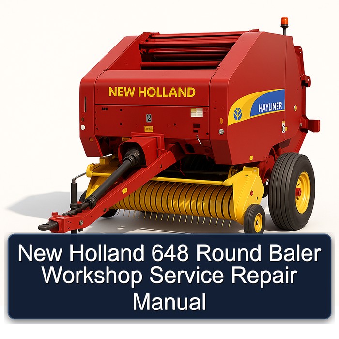 New Holland 648 Round Baler Workshop Service Repair Manual