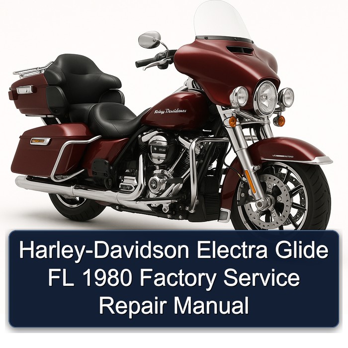 Harley-Davidson Electra Glide FL 1980 Factory Service Repair Manual