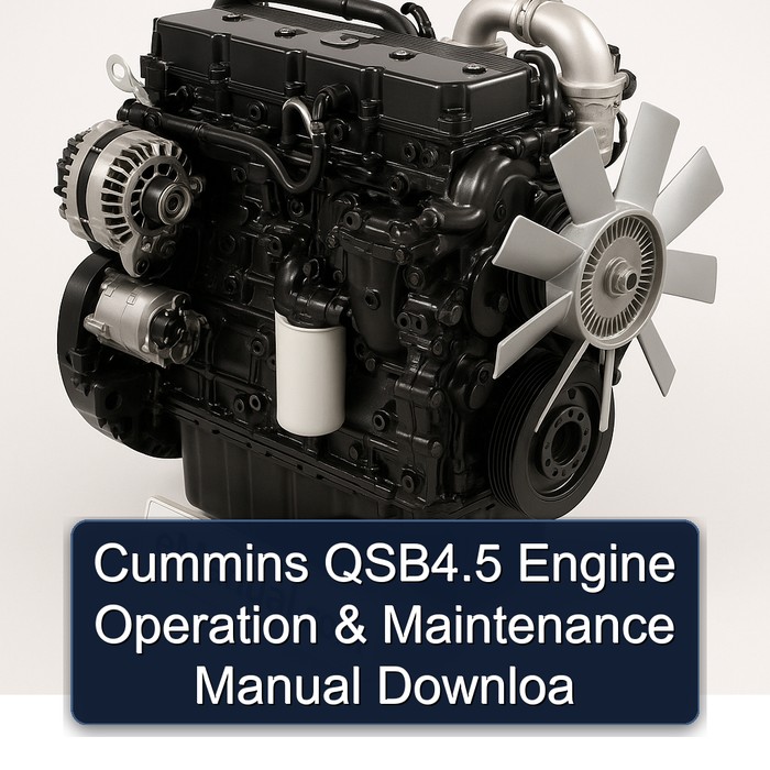Cummins QSB4.5 Engine Operation & Maintenance Manual Downloa