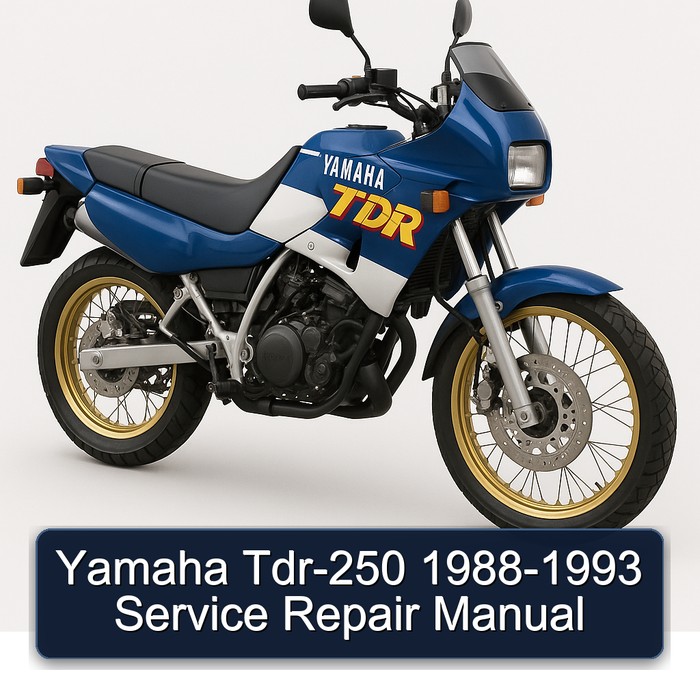 Yamaha Tdr-250 1988-1993 Service Repair Manual