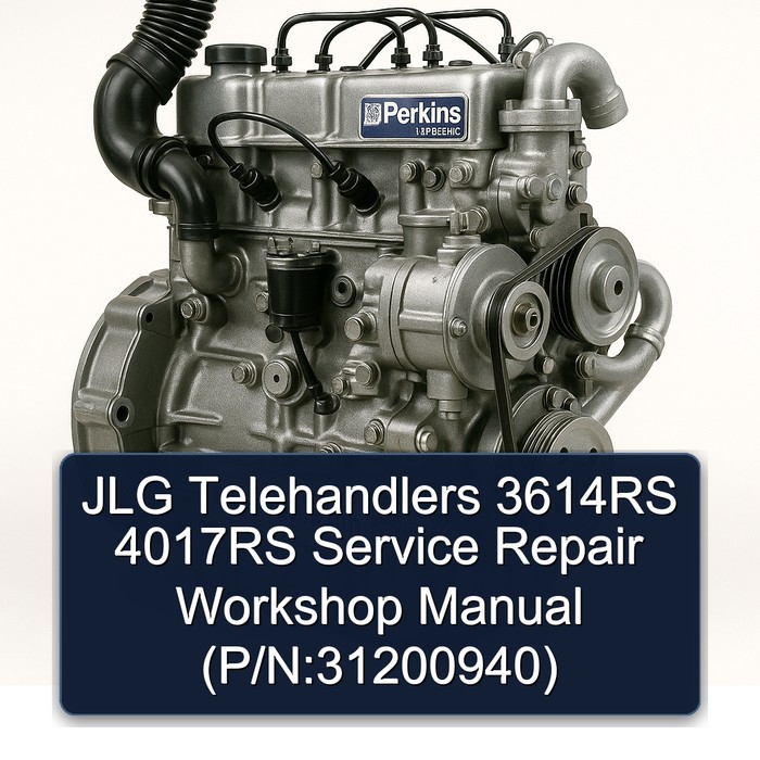 JLG Telehandlers 3614RS 4017RS Service Repair Workshop Manual (P/N:31200940)