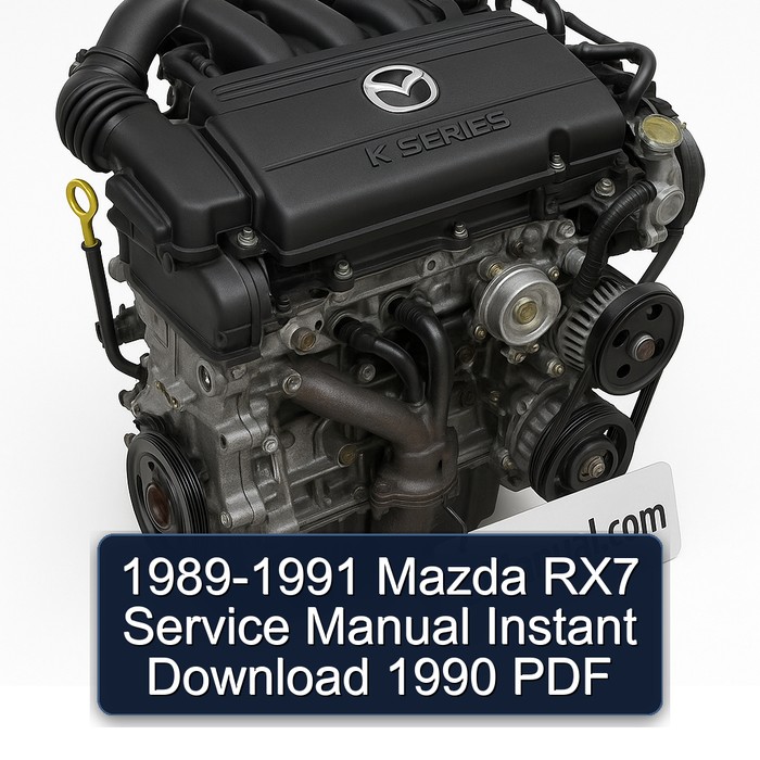 1989-1991 Mazda RX7 Service Manual Instant Download 1990 PDF