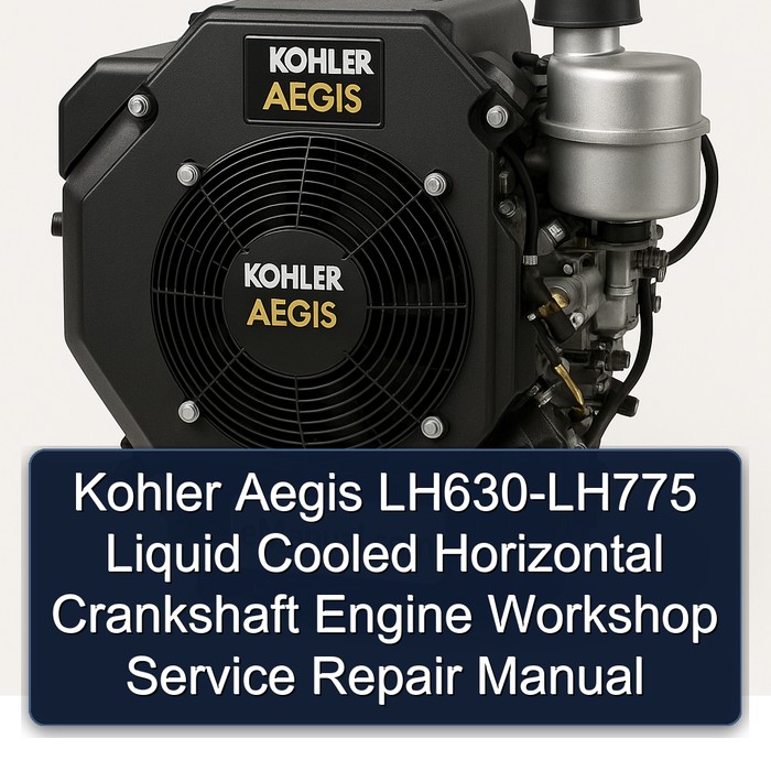 Kohler Aegis LH630-LH775 Liquid Cooled Horizontal Crankshaft Engine Workshop Service Repair Manual