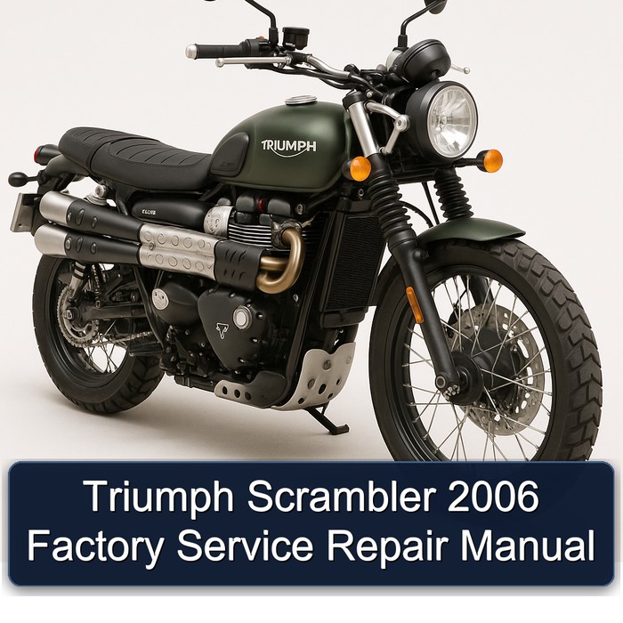 Triumph Scrambler 2006 Factory Service Repair Manual