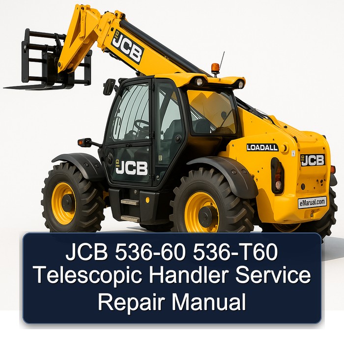 JCB 536-60 536-T60 Telescopic Handler Service Repair Manual
