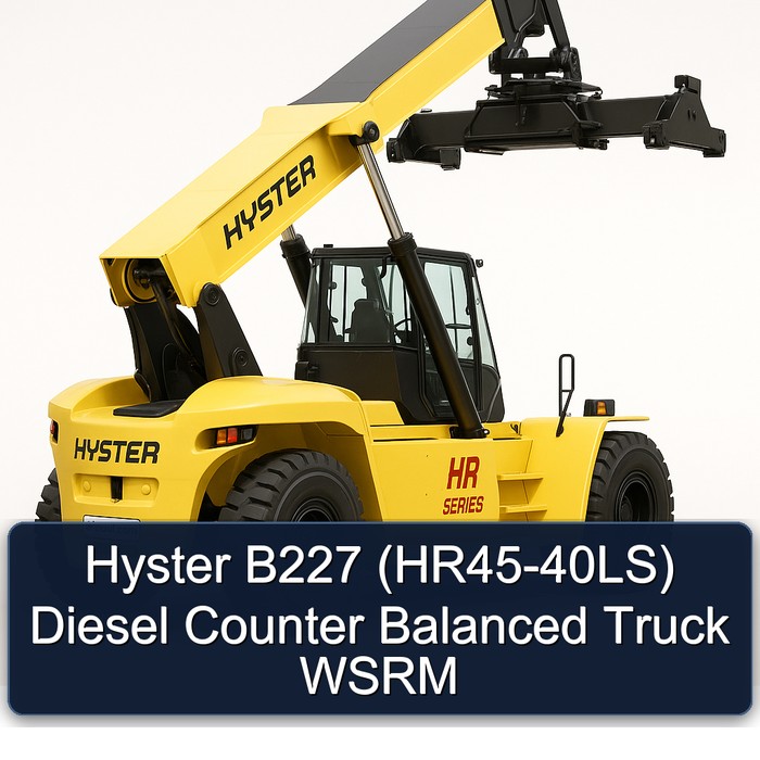 Hyster B227 (HR45-40LS) Diesel Counter Balanced Truck WSRM