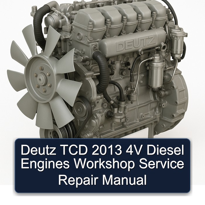 Deutz TCD 2013 4V Diesel Engines Workshop Service Repair Manual