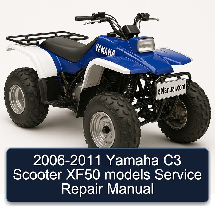 2006-2011 Yamaha C3 Scooter XF50 models Service Repair Manual