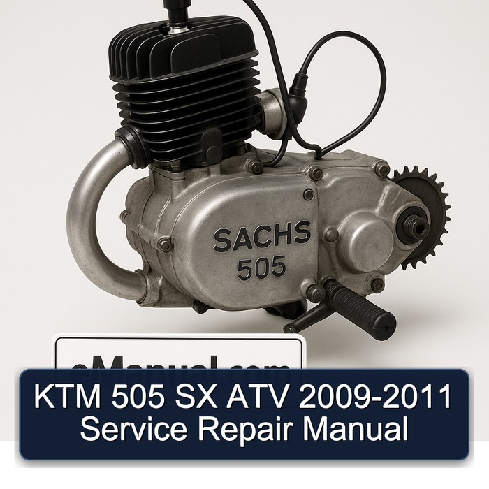 KTM 505 SX ATV 2009-2011 Service Repair Manual