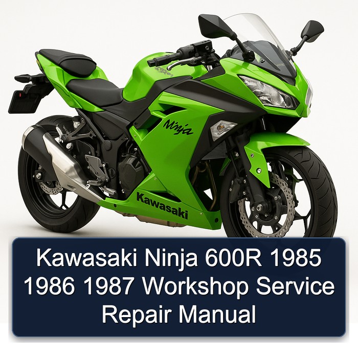 Kawasaki Ninja 600R 1985 1986 1987 Workshop Service Repair Manual