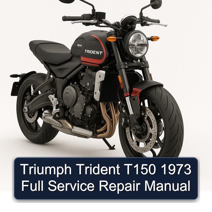 Triumph Trident T150 1973 Full Service Repair Manual