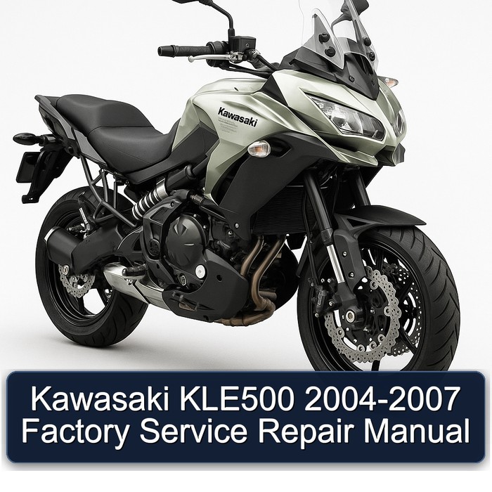 Kawasaki KLE500 2004-2007 Factory Service Repair Manual
