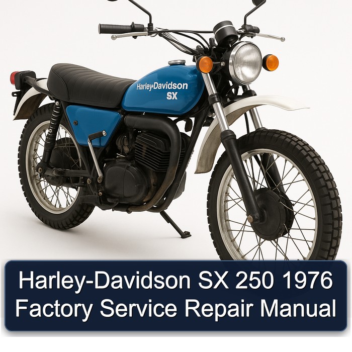 Harley-Davidson SX 250 1976 Factory Service Repair Manual