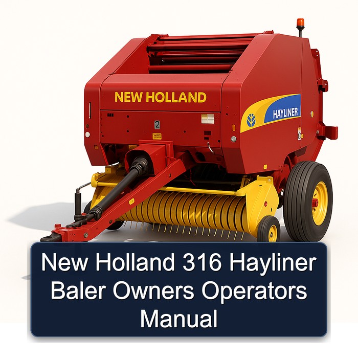 New Holland 316 Hayliner Baler Owners Operators Manual