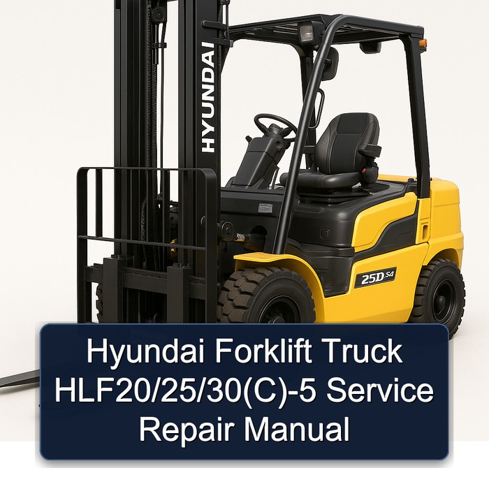 Hyundai Forklift Truck HLF20/25/30(C)-5 Service Repair Manual