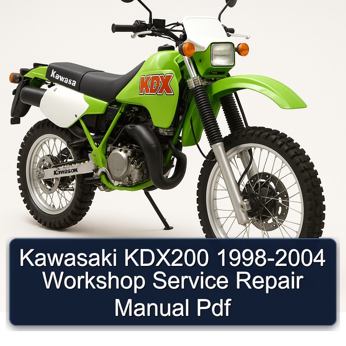 Kawasaki KDX200 1998-2004 Workshop Service Repair Manual Pdf