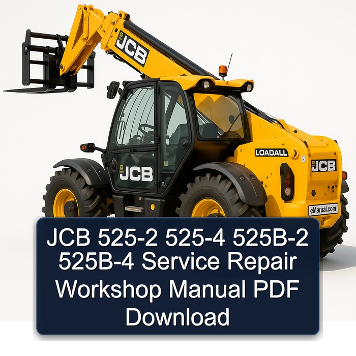 JCB 525-2 525-4 525B-2 525B-4 Service Repair Workshop Manual PDF Download