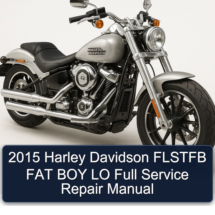 2015 Harley Davidson FLSTFB FAT BOY LO Full Service Repair Manual