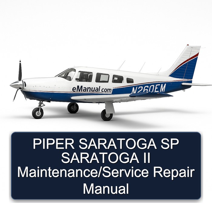 PIPER SARATOGA SP SARATOGA II Maintenance/Service Repair Manual