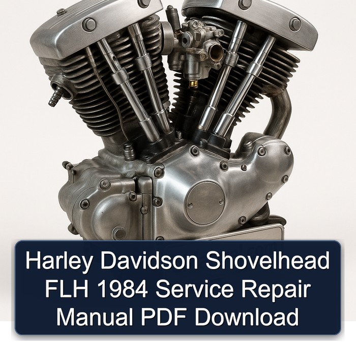 Harley Davidson Shovelhead FLH 1984 Service Repair Manual PDF Download