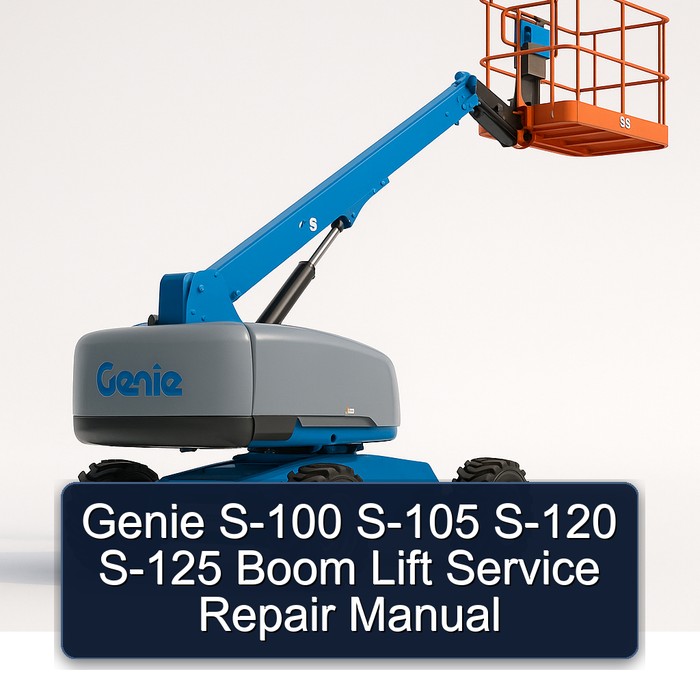 Genie S-100 S-105 S-120 S-125 Boom Lift Service Repair Manual