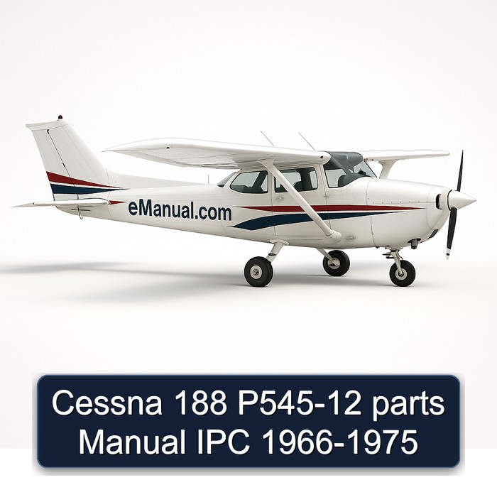 Cessna 188 P545-12 parts Manual IPC 1966-1975