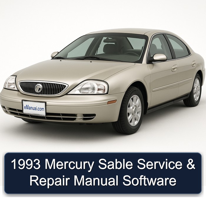 1993 Mercury Sable Service & Repair Manual Software