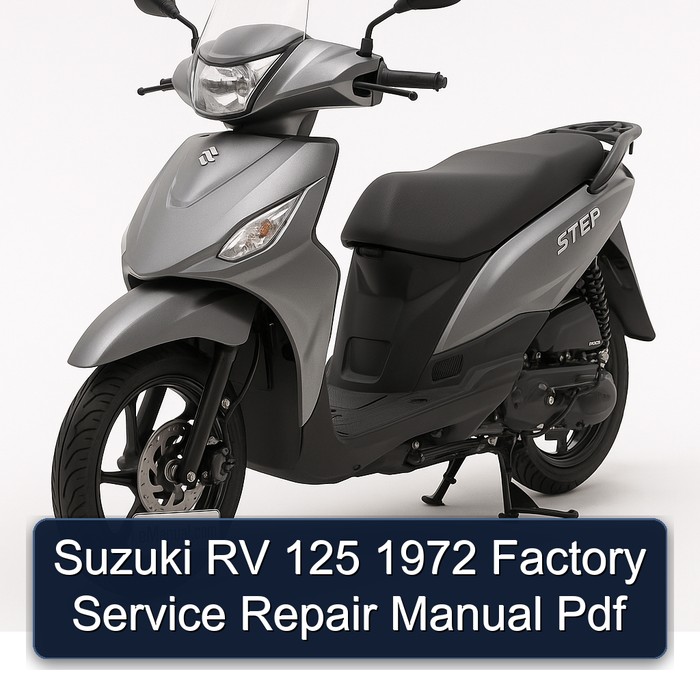 Suzuki RV 125 1972 Factory Service Repair Manual Pdf