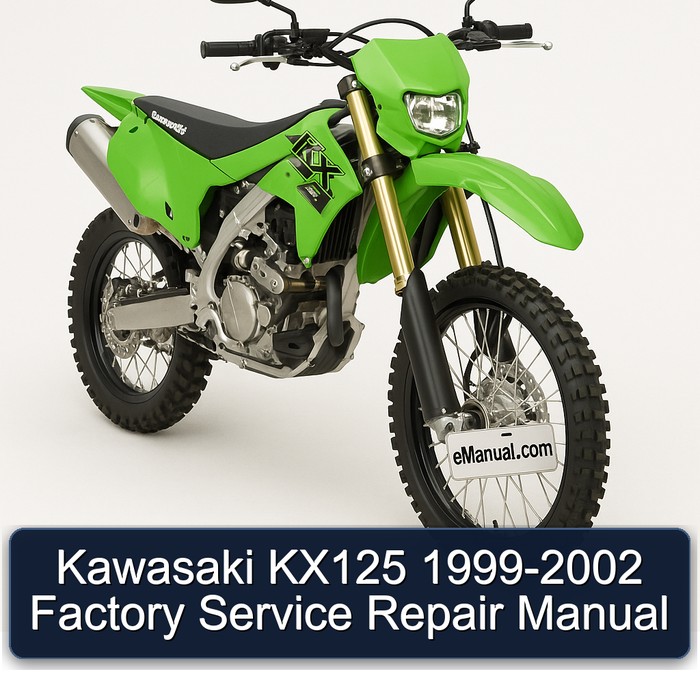 Kawasaki KX125 1999-2002 Factory Service Repair Manual