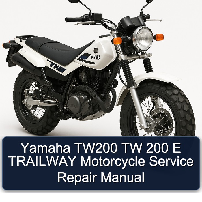 Yamaha TW200 TW 200 E TRAILWAY Motorcycle Service Repair Manual