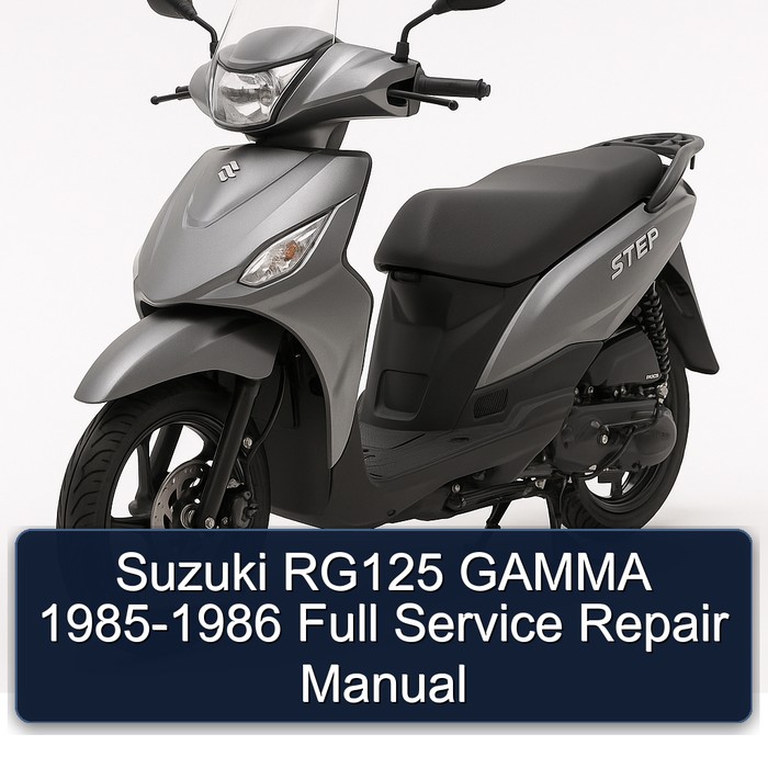 Suzuki RG125 GAMMA 1985-1986 Full Service Repair Manual