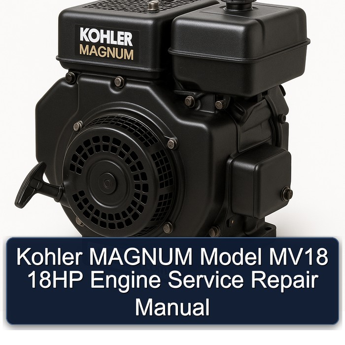 Kohler MAGNUM Model MV18 18HP Engine Service Repair Manual