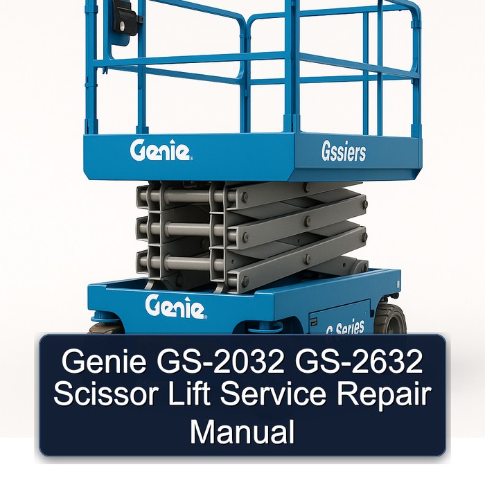 Genie GS-2032 GS-2632 Scissor Lift Service Repair Manual