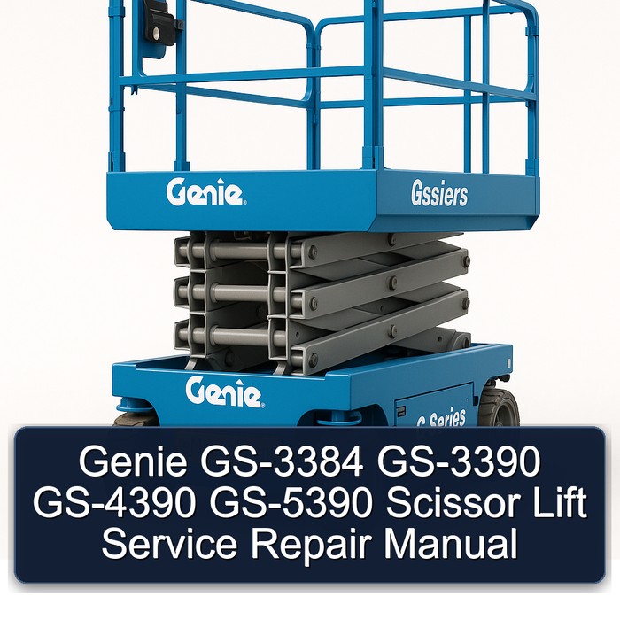 Genie GS-3384 GS-3390 GS-4390 GS-5390 Scissor Lift Service Repair Manual