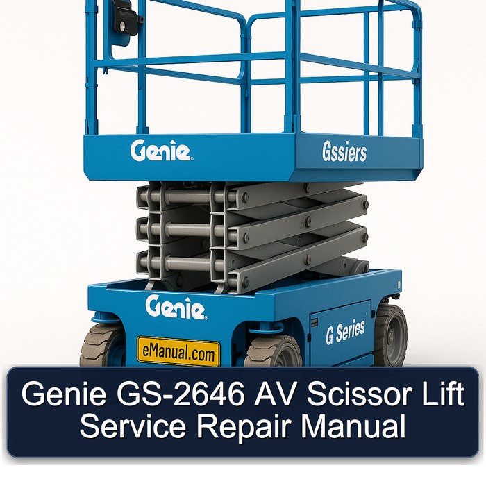 Genie GS-2646 AV Scissor Lift Service Repair Manual
