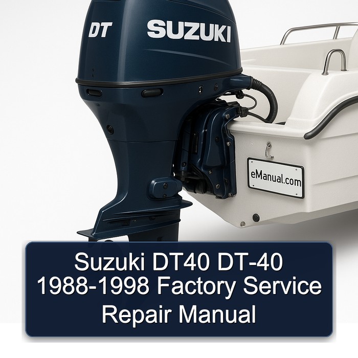 Suzuki DT40 DT-40 1988-1998 Factory Service Repair Manual
