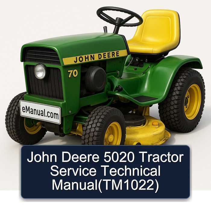 John Deere 5020 Tractor Service Technical Manual(TM1022)