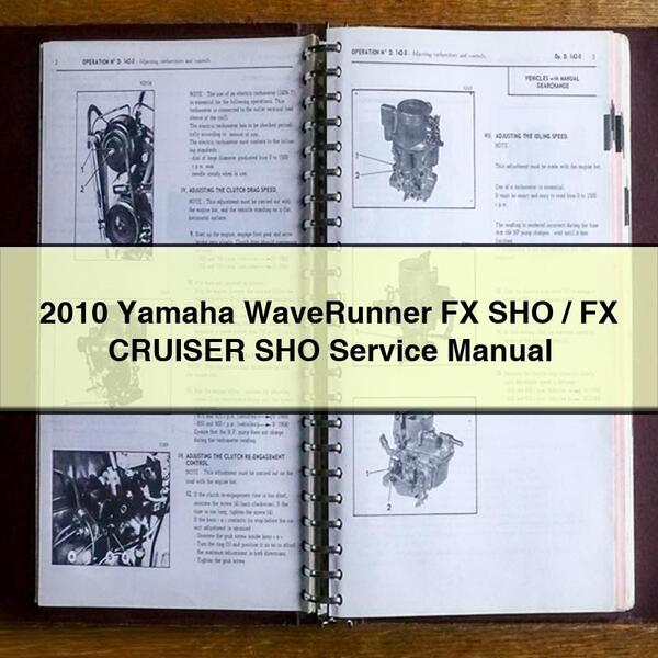 2010 Yamaha WaveRunner FX SHO/FX CRUISER SHO Service Repair Manual