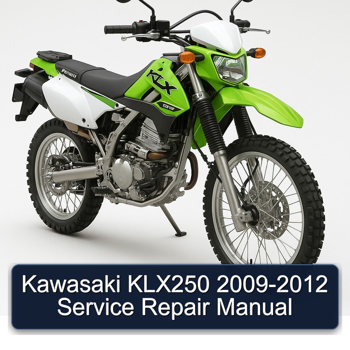 Kawasaki KLX250 2009-2012 Service Repair Manual