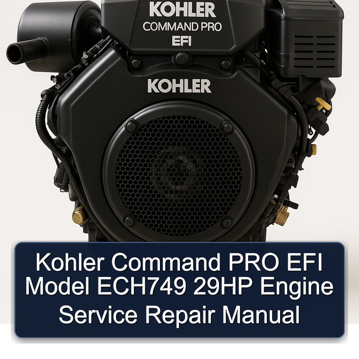 Kohler Command PRO EFI Model ECH749 29HP Engine Service Repair Manual