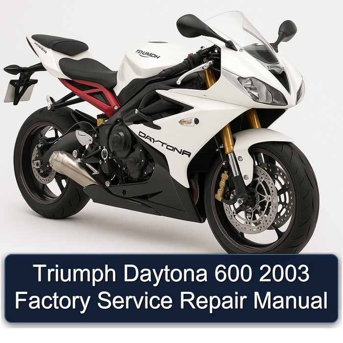 Triumph Daytona 600 2003 Factory Service Repair Manual