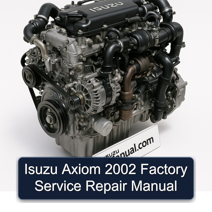 Isuzu Axiom 2002 Factory Service Repair Manual