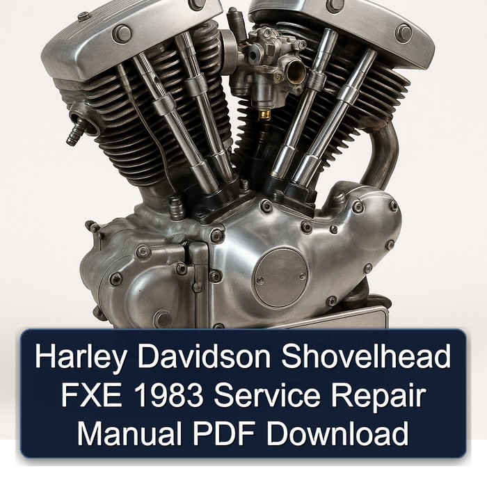 Harley Davidson Shovelhead FXE 1983 Service Repair Manual PDF Download