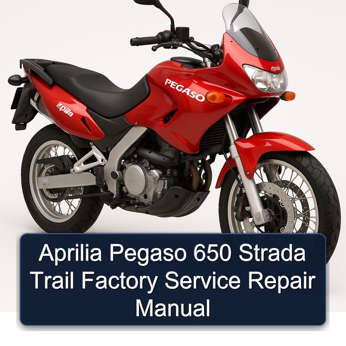 Aprilia Pegaso 650 Strada Trail Factory Service Repair Manual
