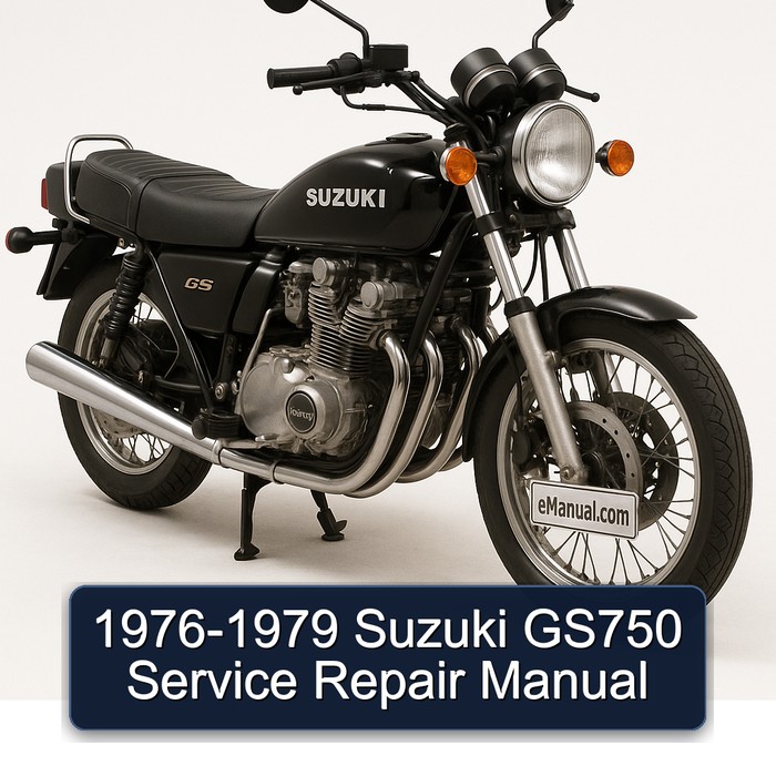 1976-1979 Suzuki GS750 Service Repair Manual