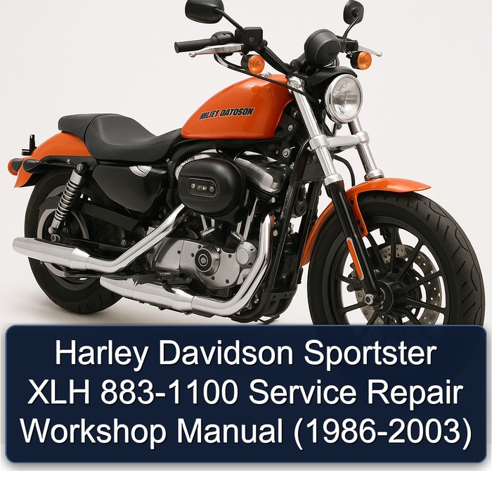 Harley Davidson Sportster XLH 883-1100 Service Repair Workshop Manual (1986-2003)